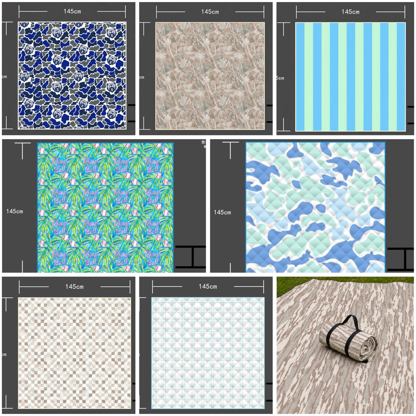 Fold up blanket ETA 4 weeks (57x57)
