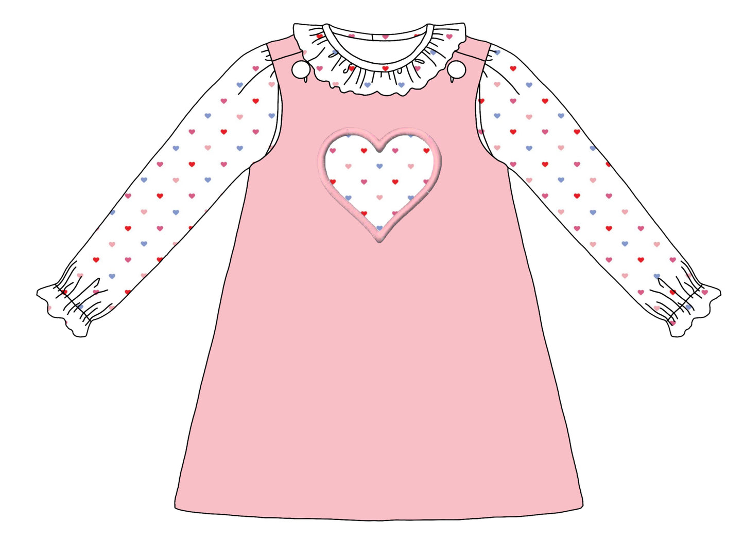 Girl valentine set