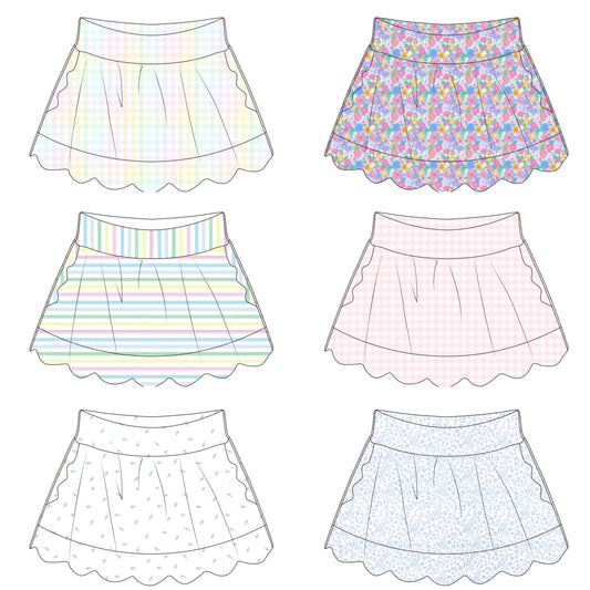 Printed skorts ETA MAY