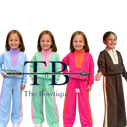 Color block pants set ETA SEPT