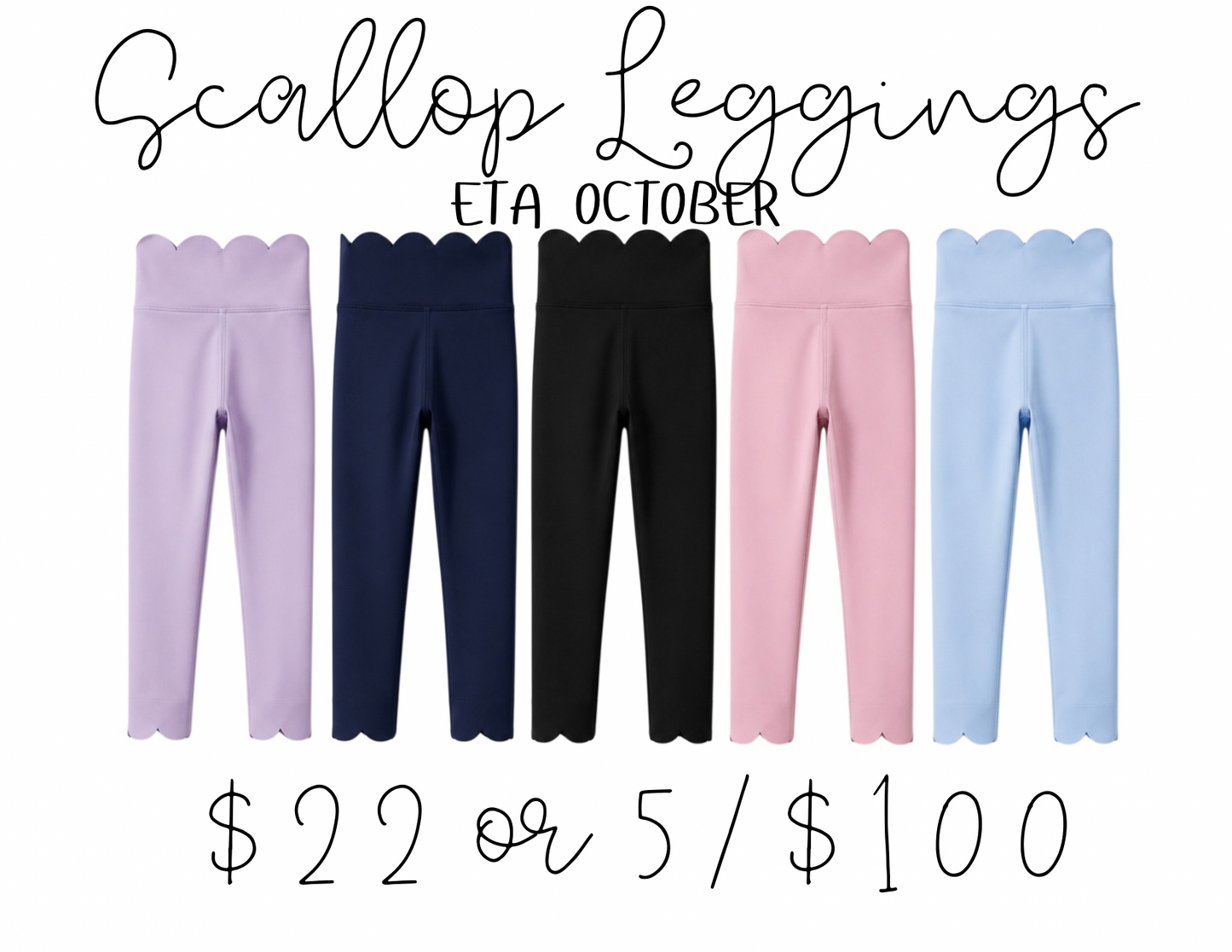 Scallop Leggings