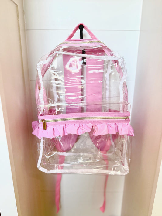 Clear backpack