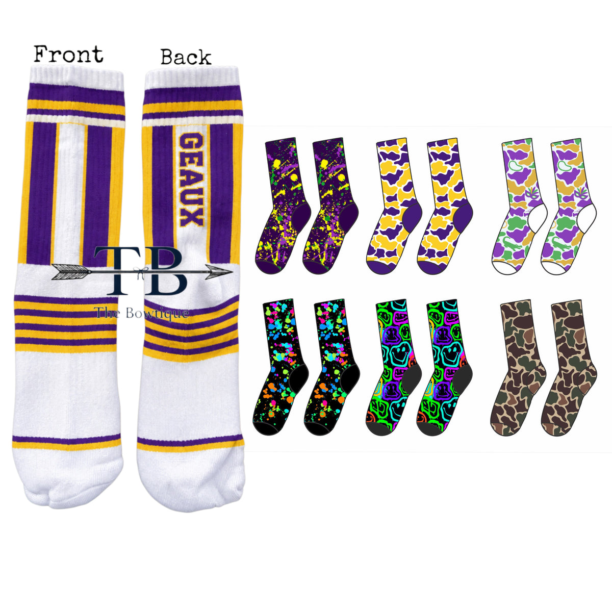 Printed socks ETA DEC