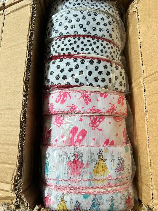 Printed moonstitch