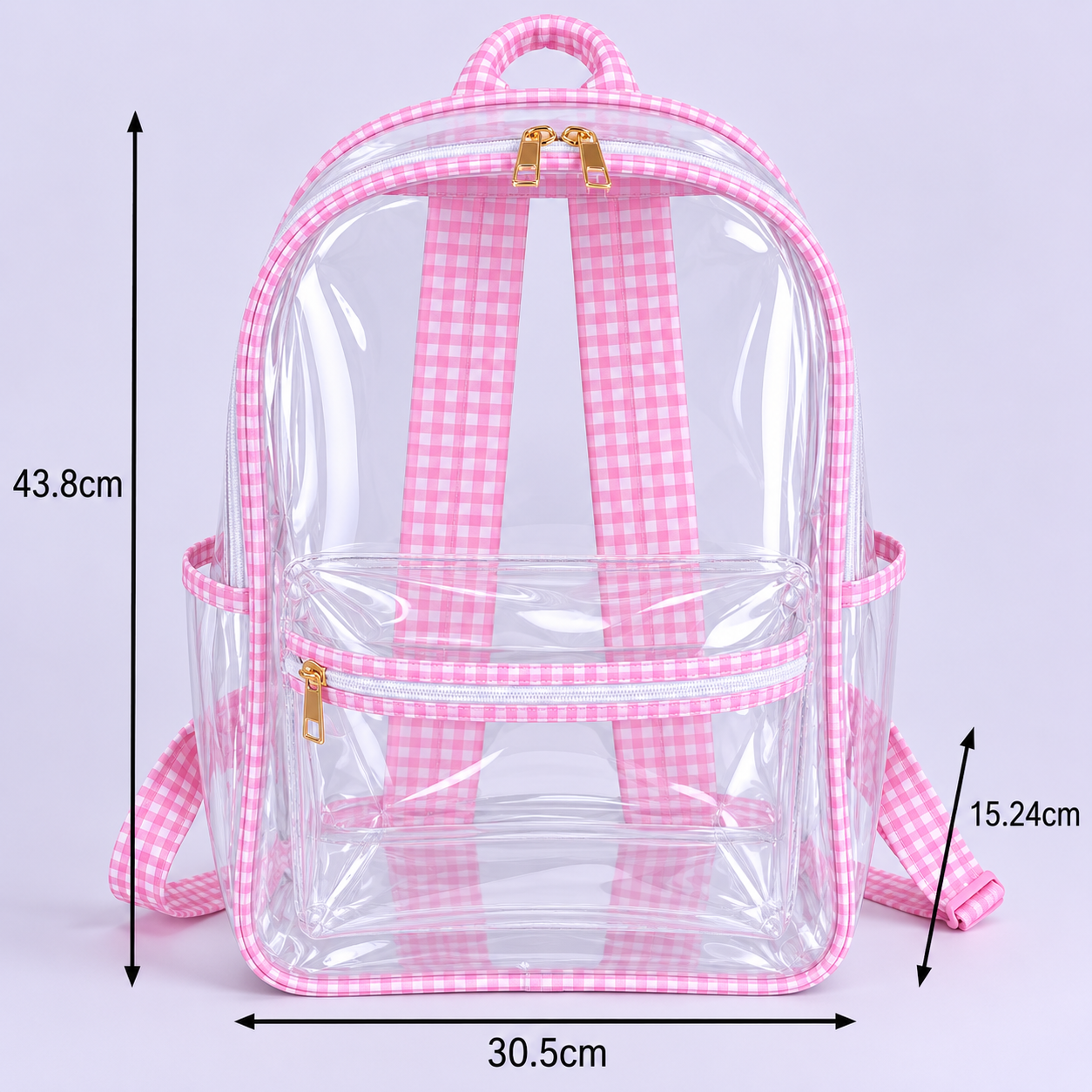 gingham back pack