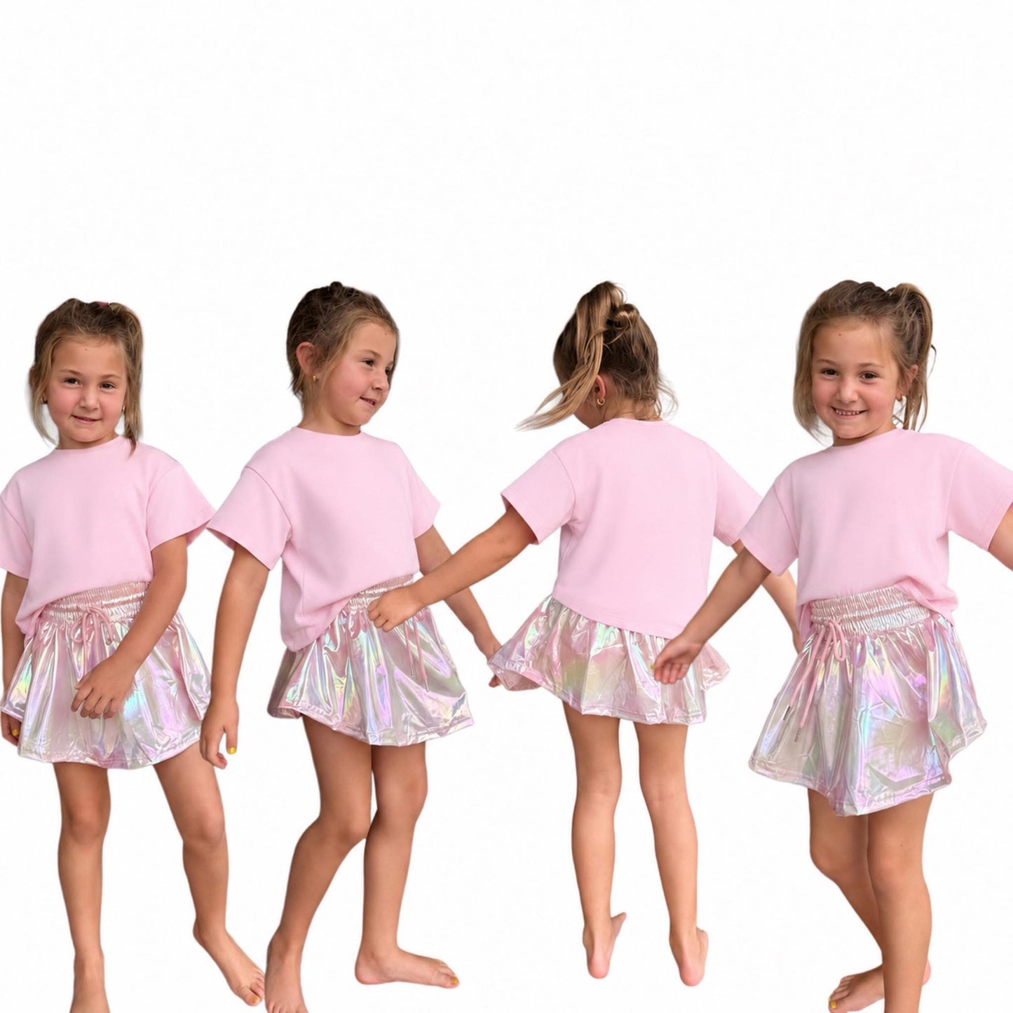 Shimmer skort sets extra